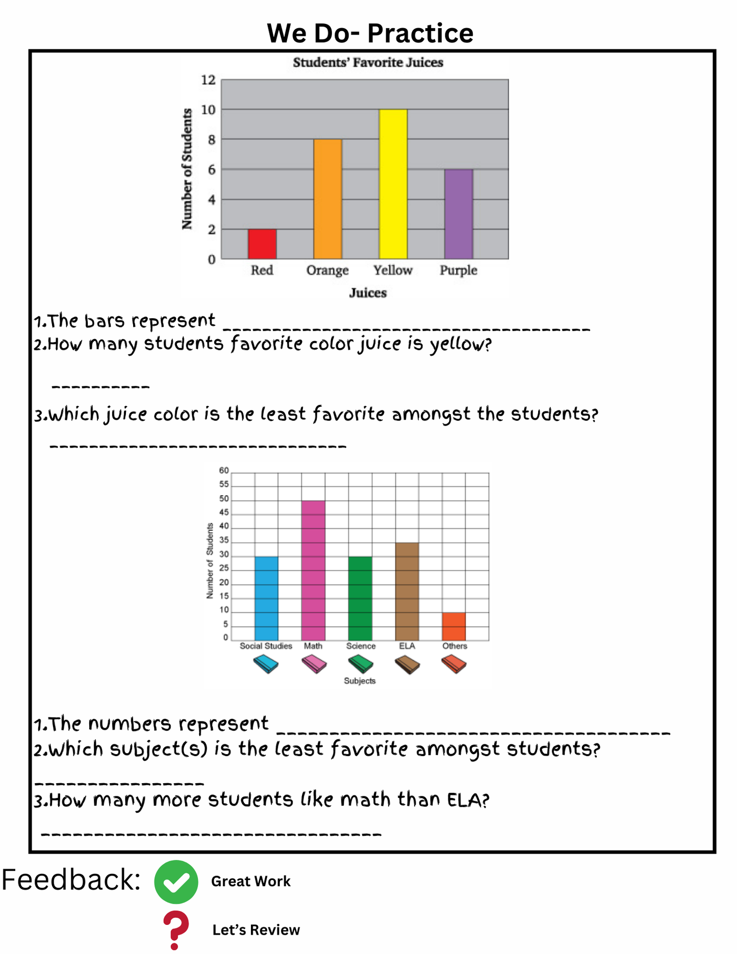 3rd Grade Data & Measurement Guided Notes