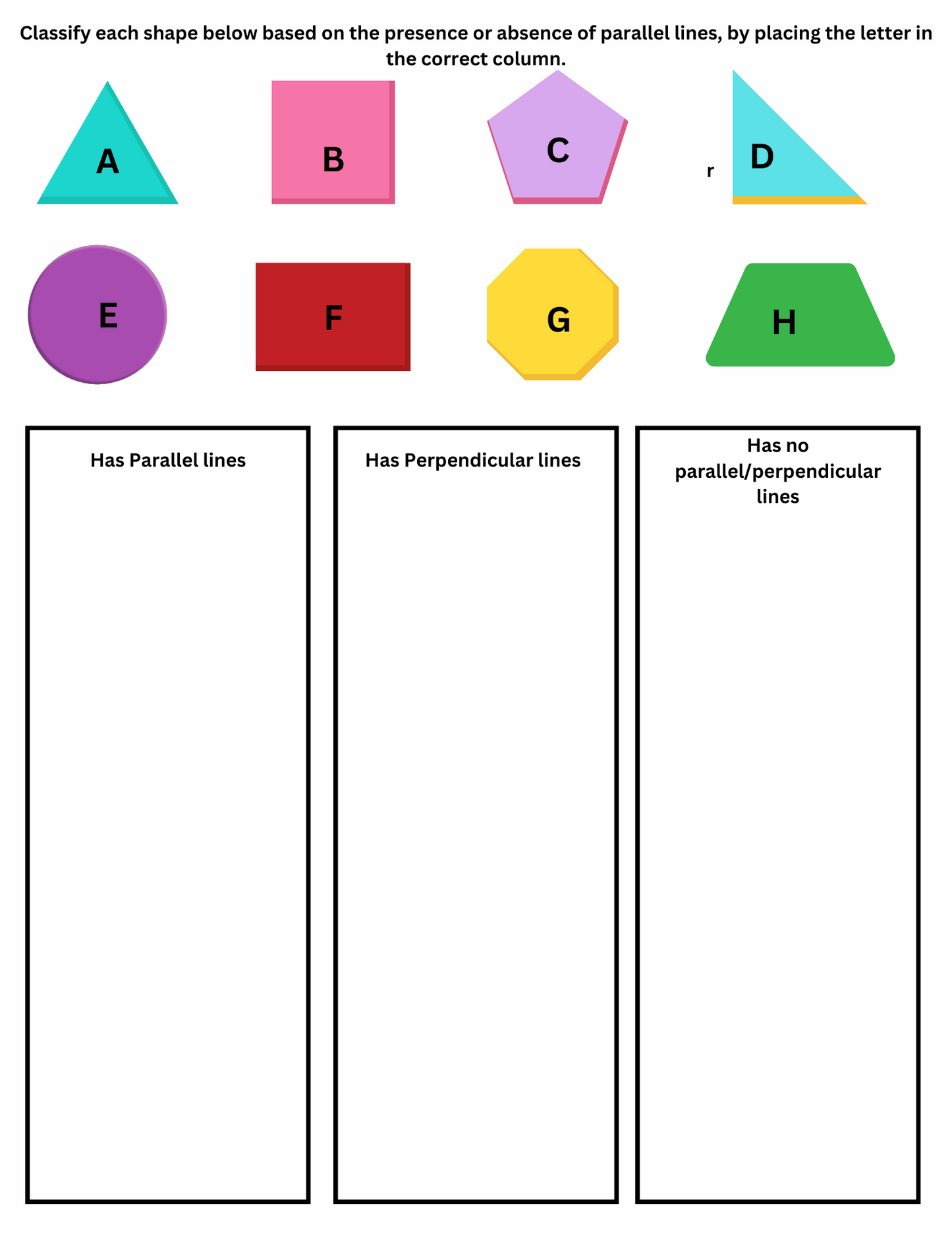 4th Grade Geometry Guided Notes