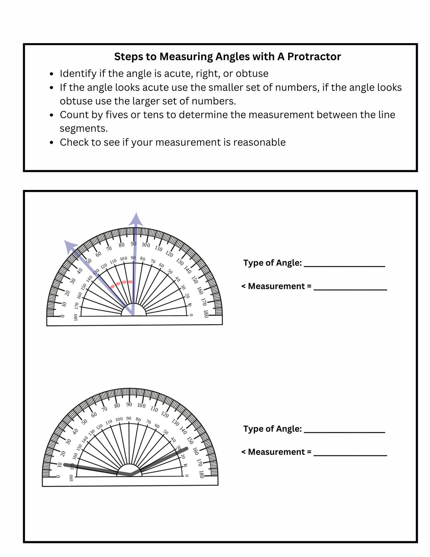 4th Grade Geometry Guided Notes