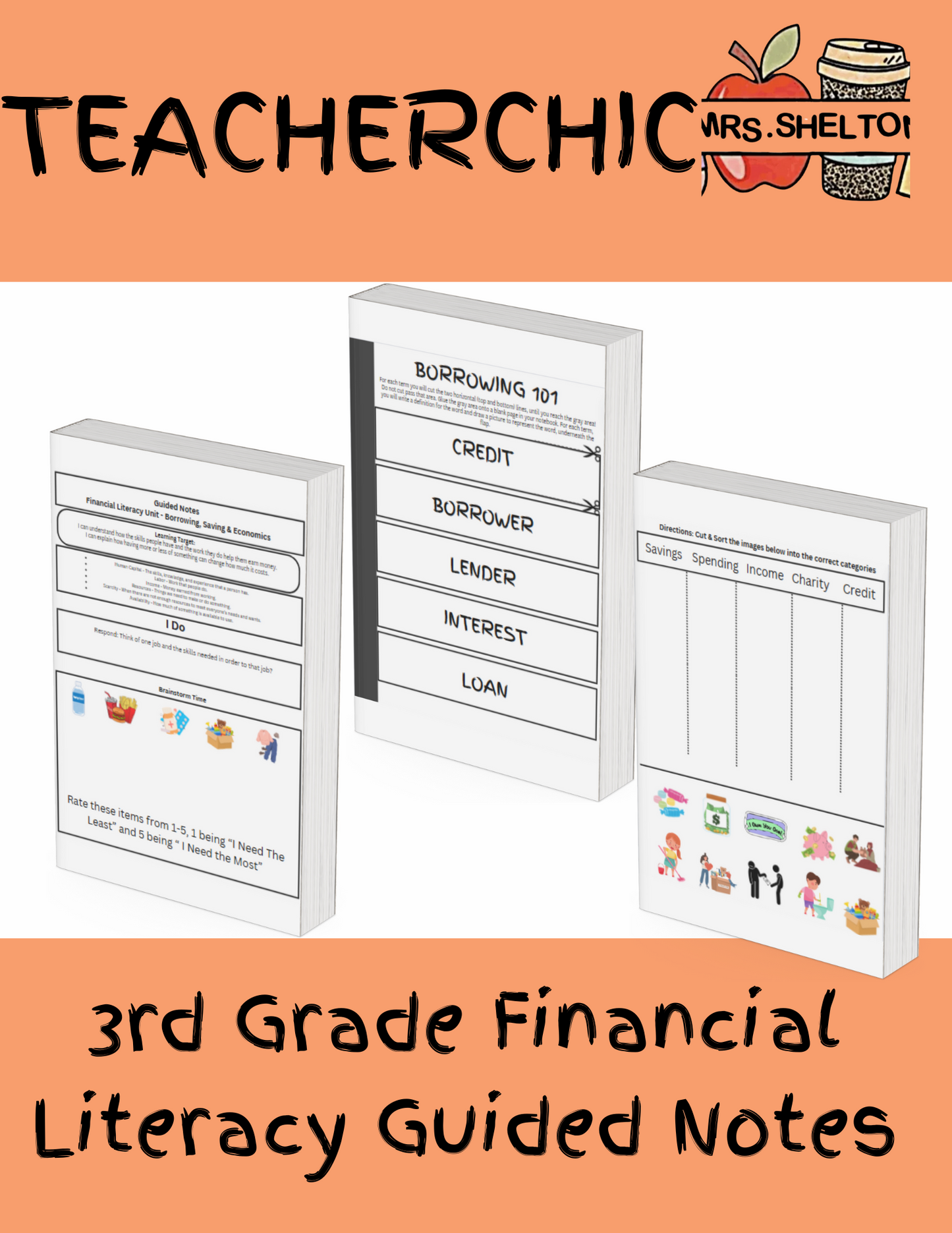 3rd Grade Financial Literacy Guided Notes