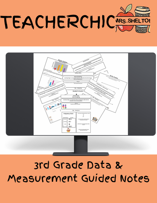 3rd Grade Data & Measurement Guided Notes