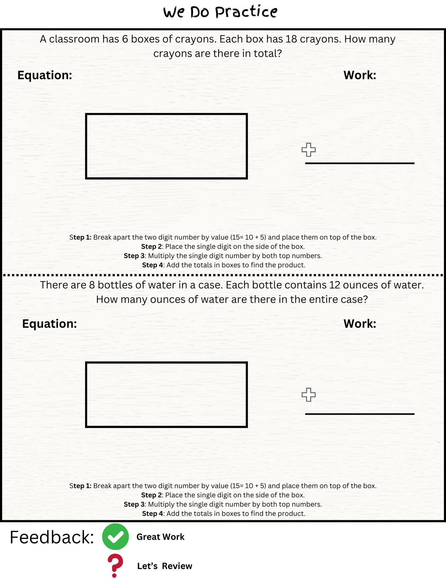 3rd Grade Yearlong Math Guided Notes & PowerPoint (TEKS Based)