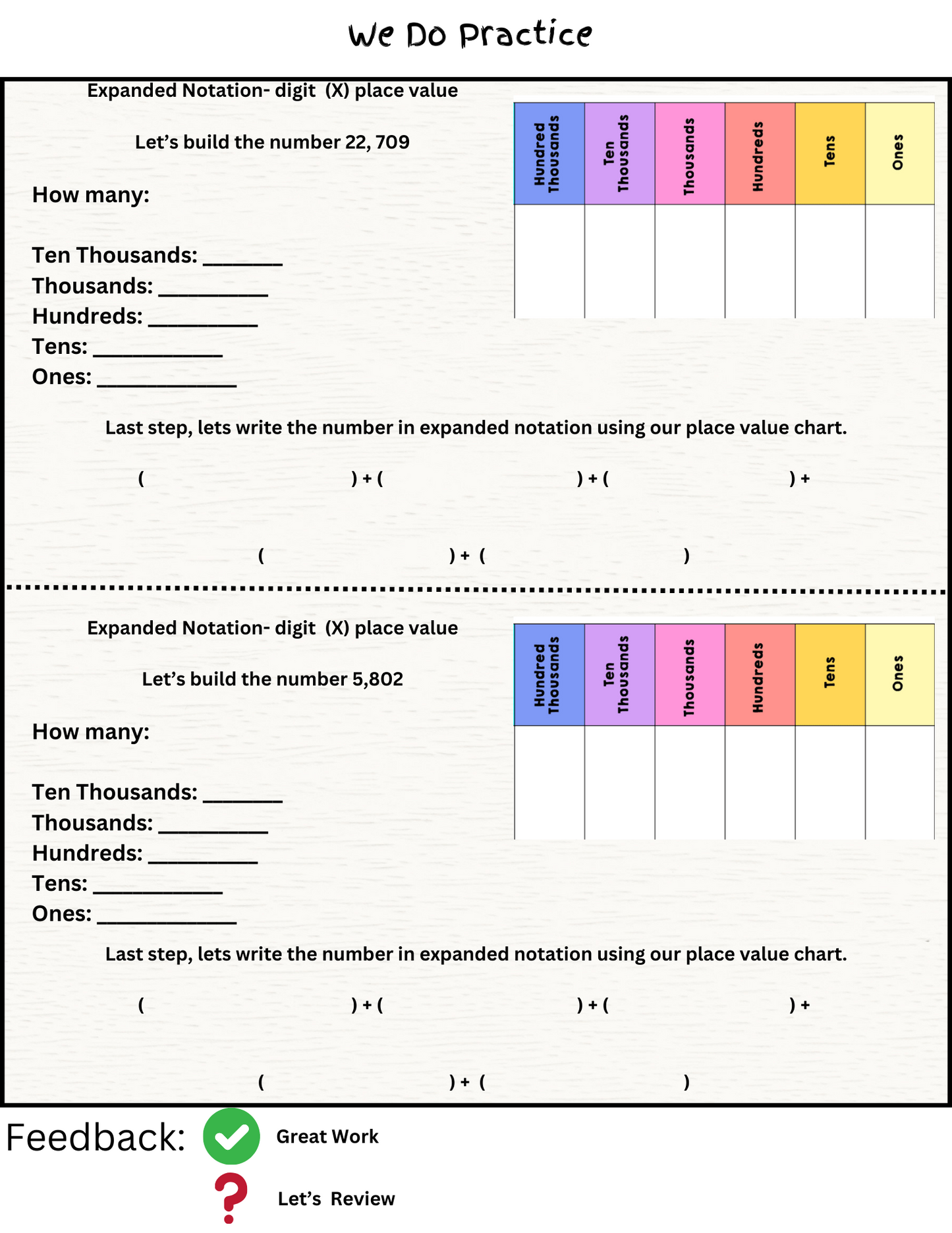 3rd Grade Yearlong Math Guided Notes & PowerPoint (TEKS Based)