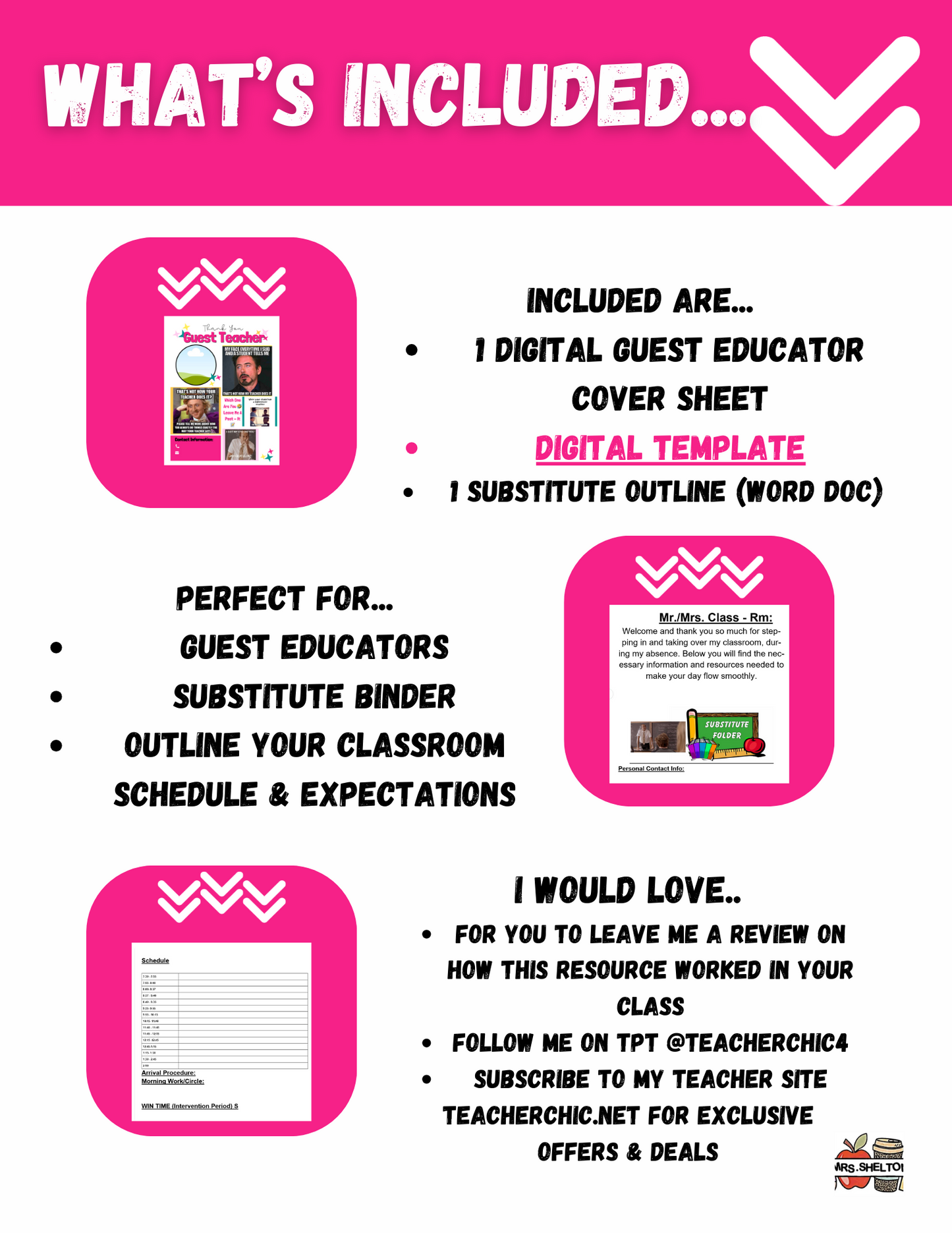 Guest Educator Cover Sheet & Planning Template