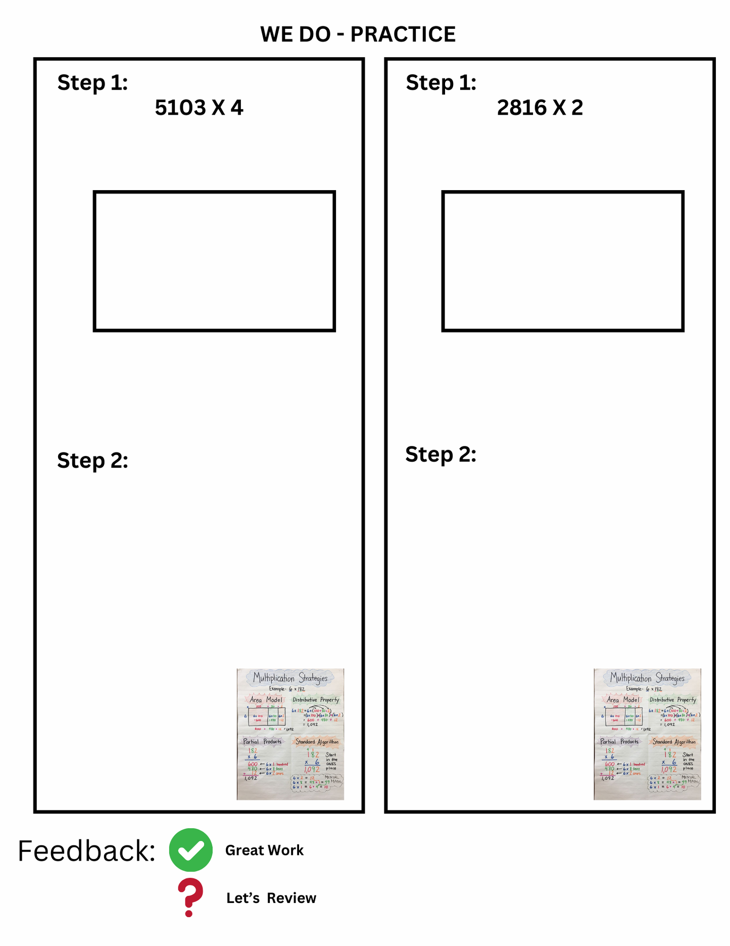 4th Grade Multiplication & Division Guided Notes