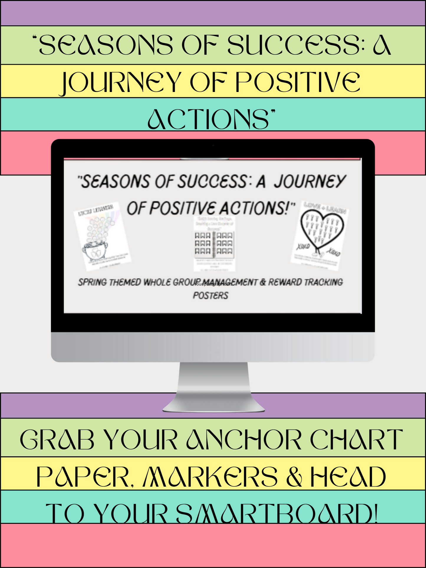 Seasons of Success Anchor Charts (Yearlong)