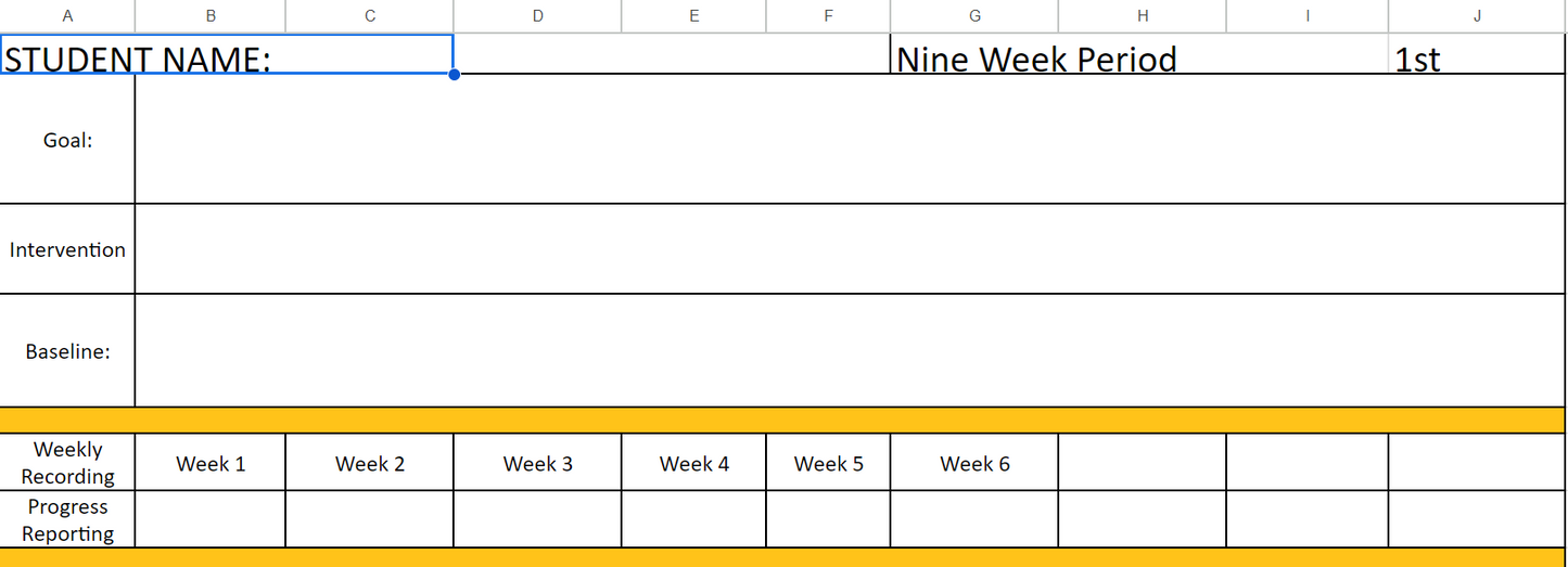 Data Tracking Templates