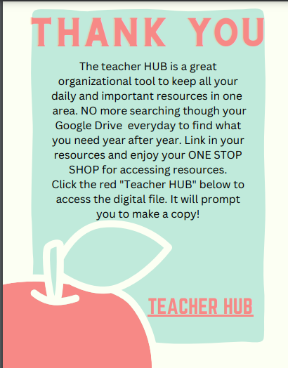 Teacher HUB